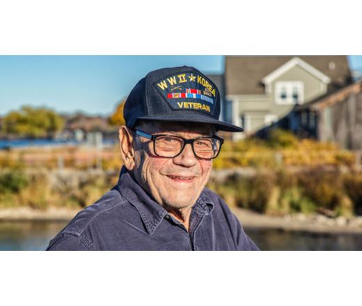 Veteran smiling