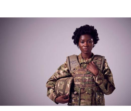 Women in military uniform