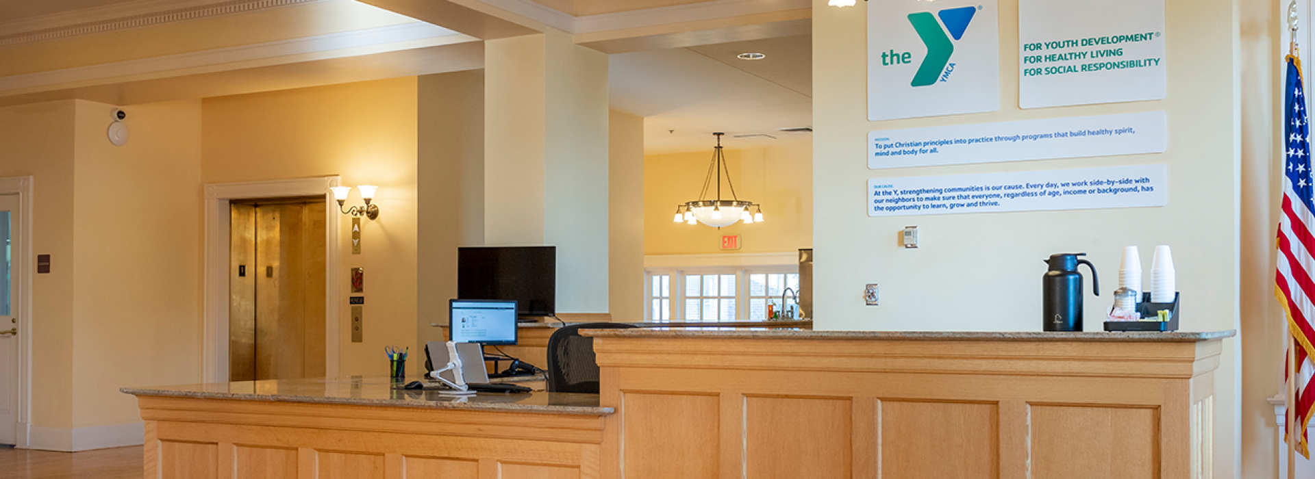 Welcome Center at the Fort Monroe YMCA