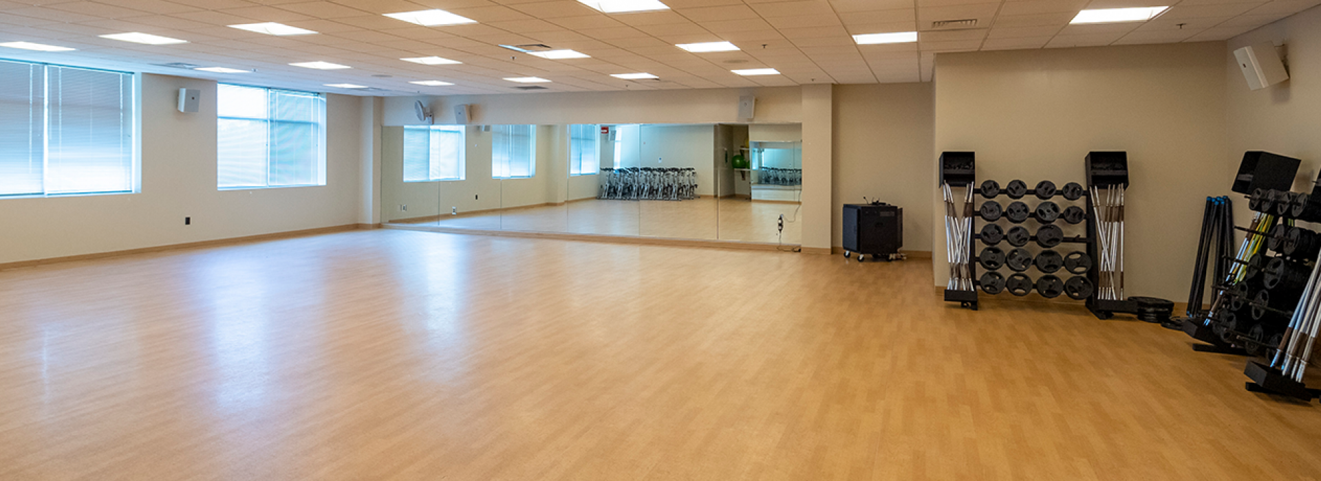 Group exercise studio